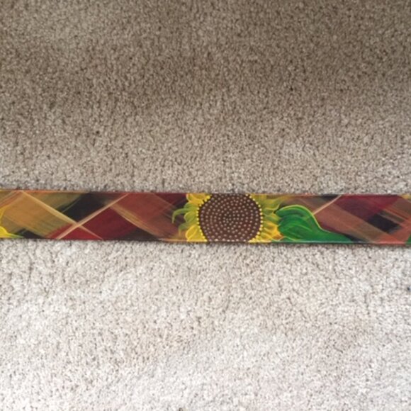 Belt Hand painted leather belt main image 4